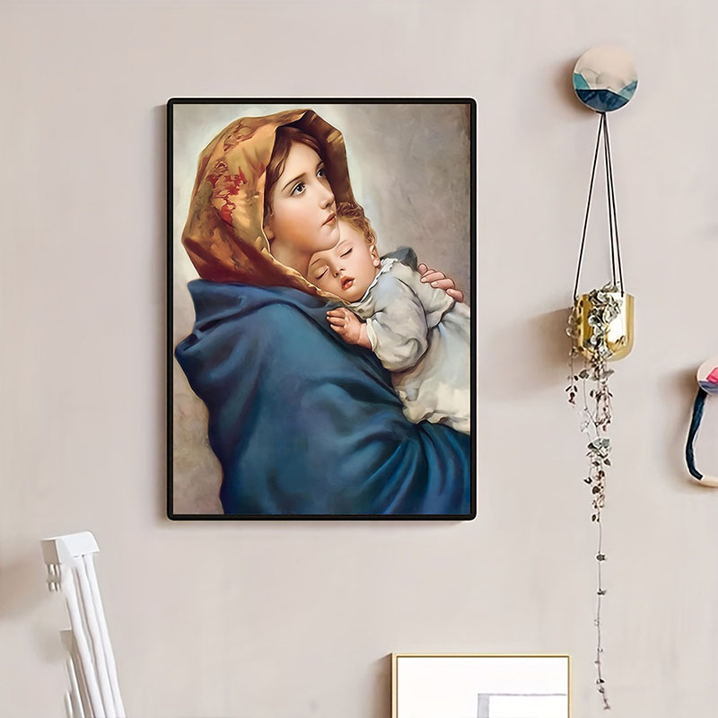 Home Decor Jesus - 2026 1pc Vintage Virgin Mary and