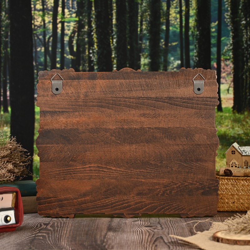 Handcrafted Wooden Relief Wall - Home Decor Jesus ulasan dan harga