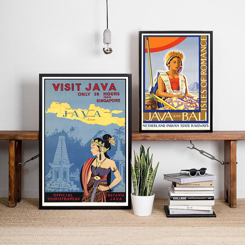Bali Java Vintage Travel Poste - Home Decor Bali ulasan dan harga