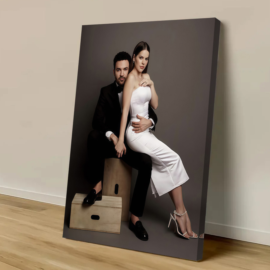 Custom Print Canvas Poster Ani - Home Decor Fabric ulasan dan harga