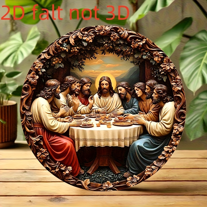 Aluminum Round Wall Art, The L - Home Decor Jesus ulasan dan harga
