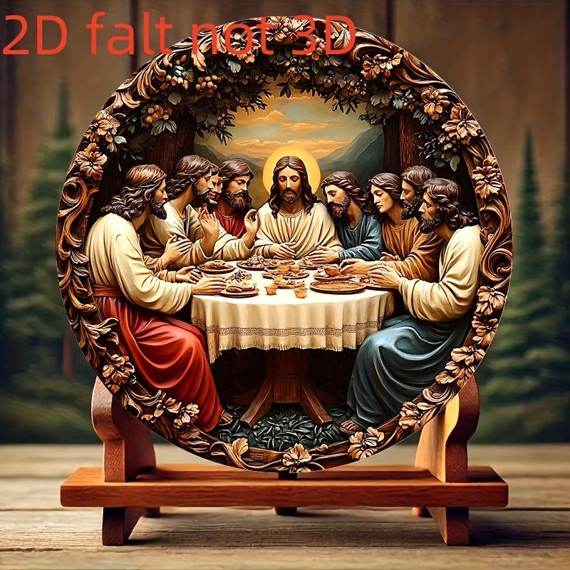 Aluminum Round Wall Art, The L - Home Decor Jesus ulasan dan harga