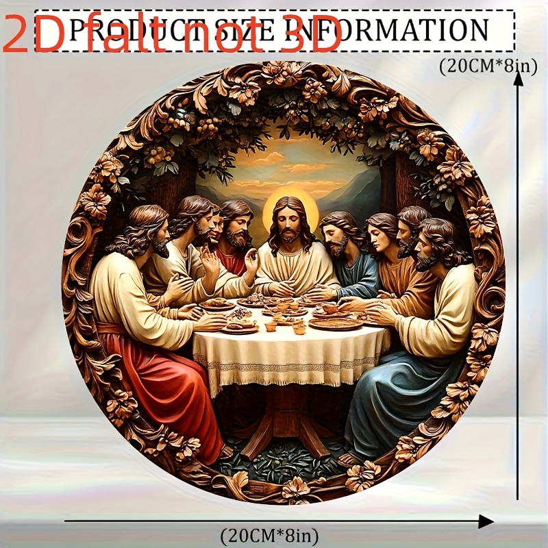 Aluminum Round Wall Art, The L - Home Decor Jesus ulasan dan harga