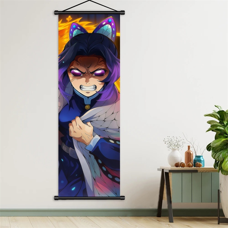 Shinobu Kocho Demon Slayer Art - Home Decor Fabric ulasan dan harga