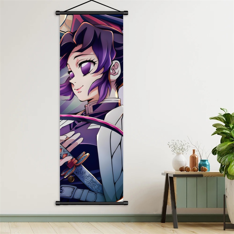 Shinobu Kocho Demon Slayer Art - Home Decor Fabric ulasan dan harga