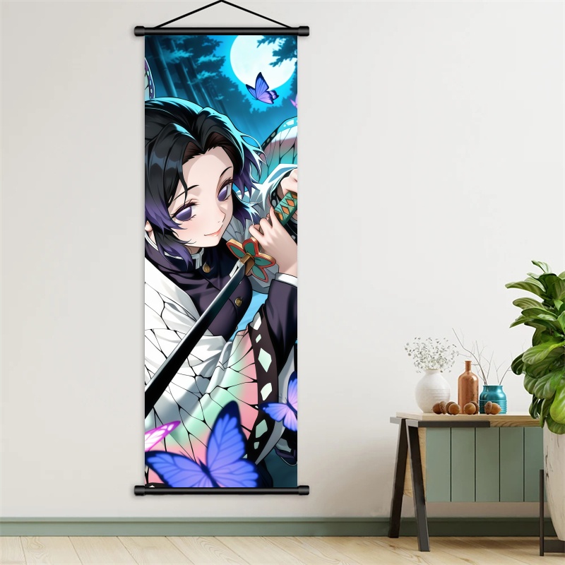 Shinobu Kocho Demon Slayer Art - Home Decor Fabric ulasan dan harga