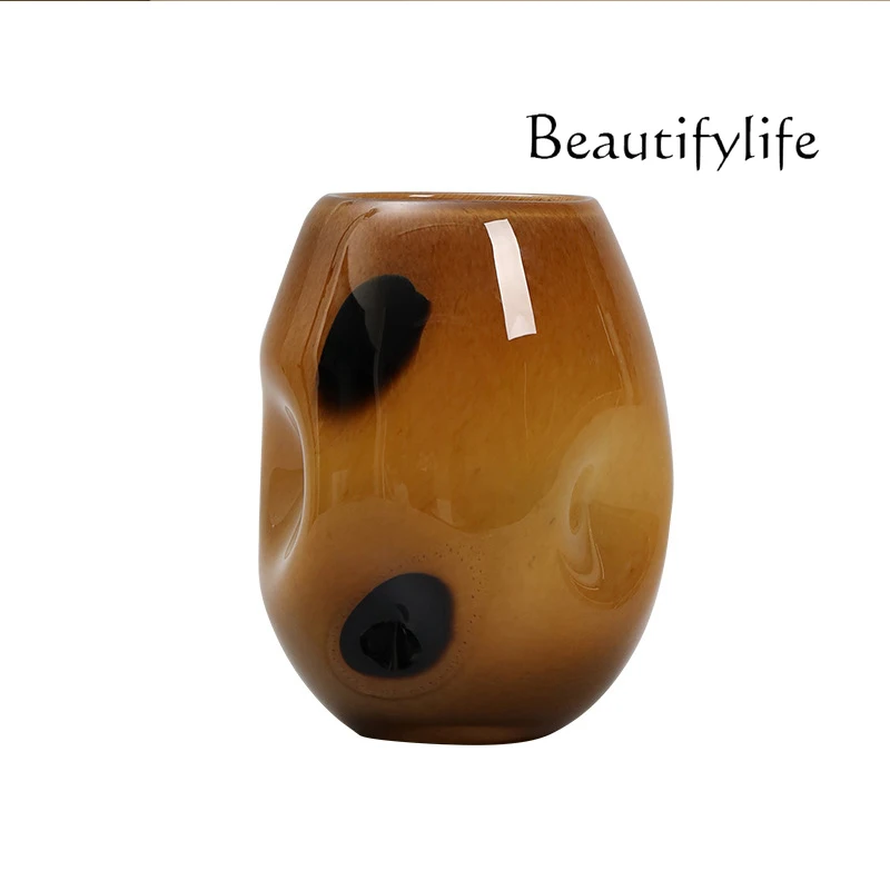 Si Nordic Creative Brown And B - Glass Vase Nordic ulasan dan harga