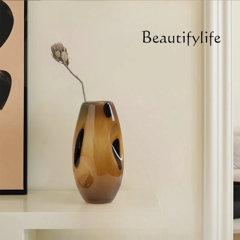 Si Nordic Creative Brown And B - Glass Vase Nordic ulasan dan harga