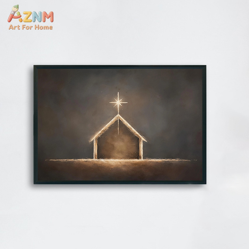 AZNM Neutral Christian Cross C - Home Decor Jesus ulasan dan harga