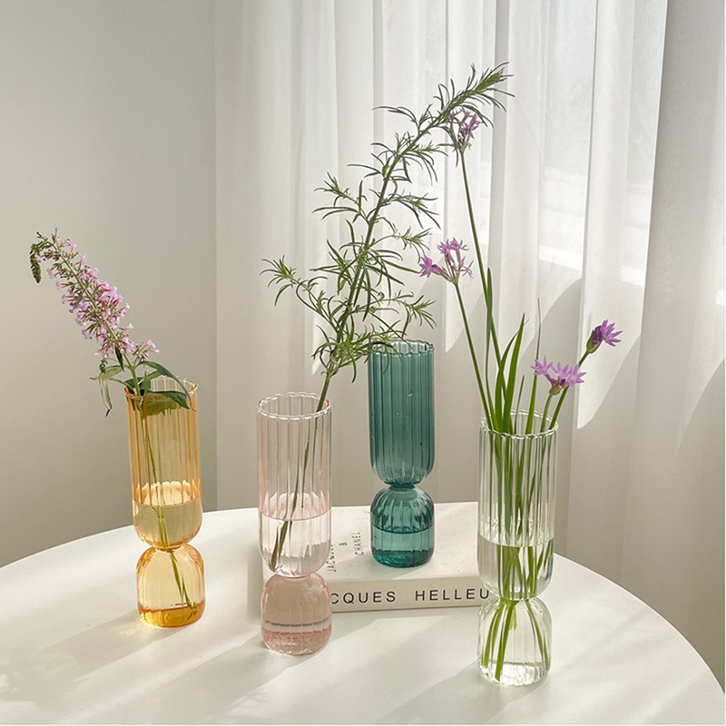 Nordic Glass Vase Small Glass  - Glass Vase Nordic ulasan dan harga