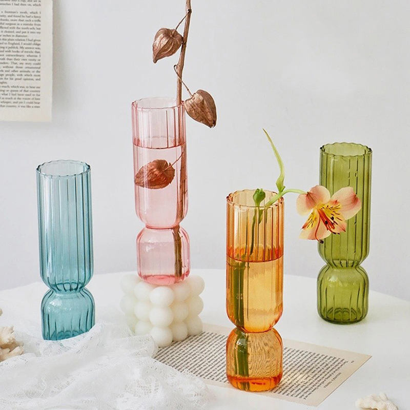 Nordic Glass Vase Small Glass  - Glass Vase Nordic ulasan dan harga