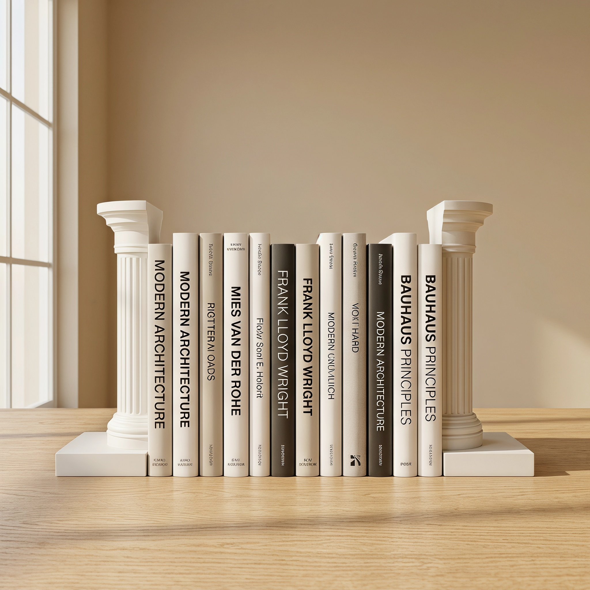 2pcs Roman Column Book Ends Vi - Aesthetic Bookend ulasan dan harga