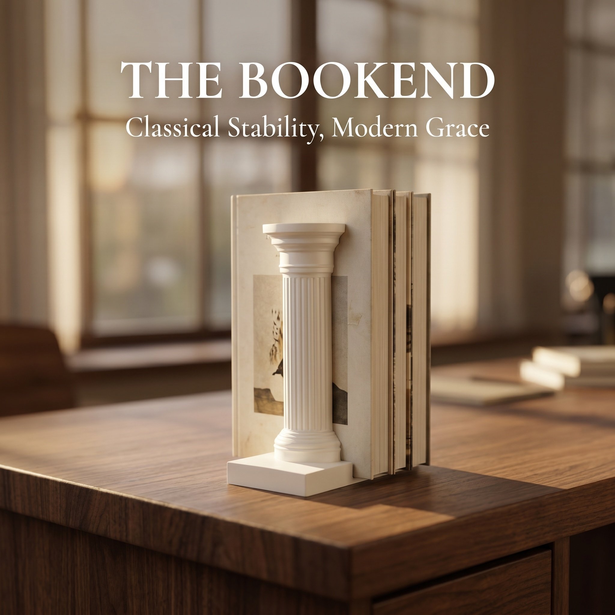 2pcs Roman Column Book Ends Vi - Aesthetic Bookend ulasan dan harga