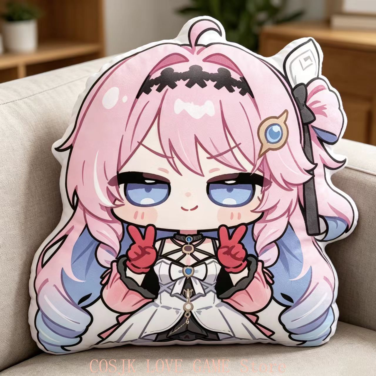 Anime Denia Wuthering Waves Q  - Decorative Throw Pillow ulasan dan harga