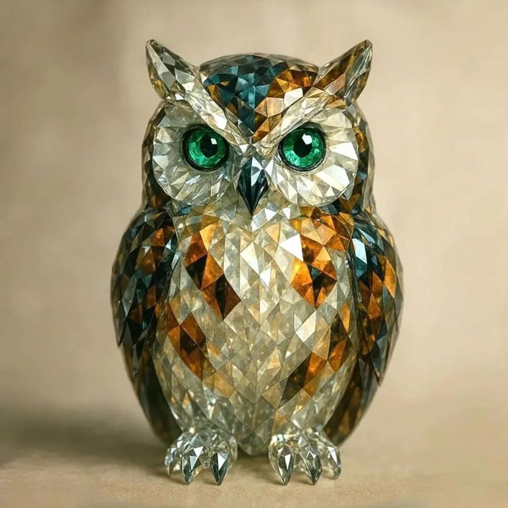 Handmade Crystal Animal Figuri - Home Decor Modern Organic ulasan dan harga