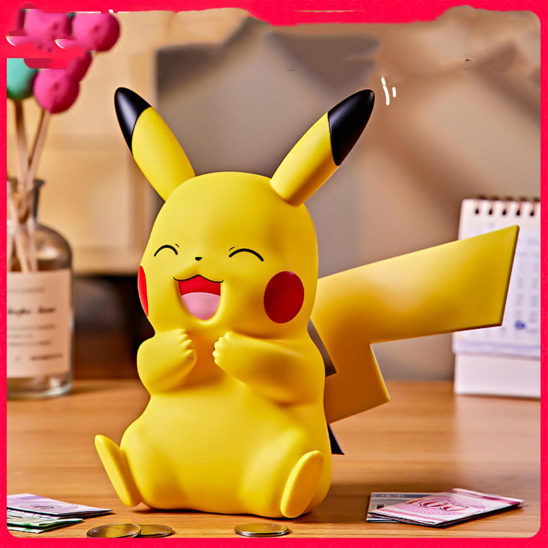 Pikachu Piggy Bank Cartoon Kaw - Home Decor Online ulasan dan harga