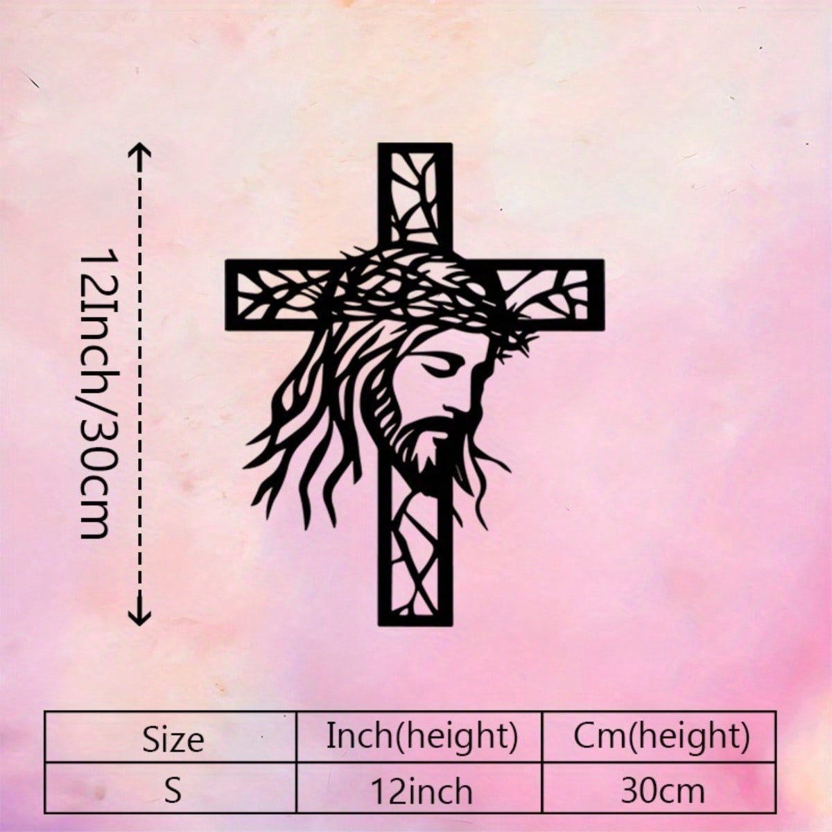 Iron Jesus Cross Wall Art - Me - Home Decor Jesus ulasan dan harga