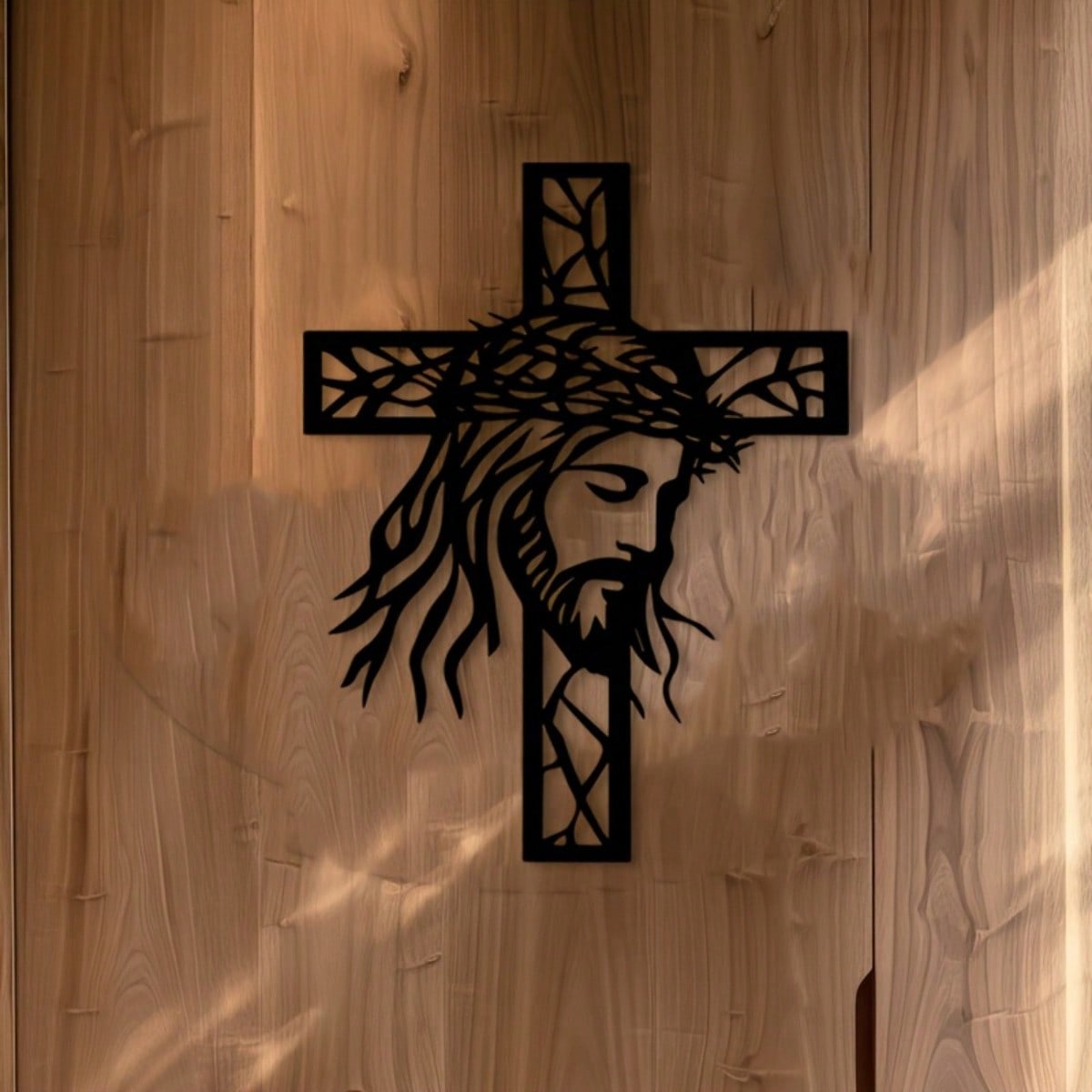 Iron Jesus Cross Wall Art - Me - Home Decor Jesus ulasan dan harga