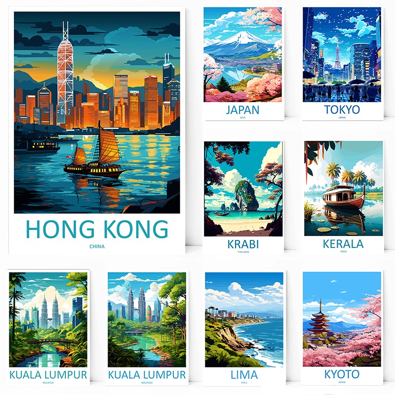 Unframe Hong Kong Japan Kerala - Home Decor Kerala ulasan dan harga