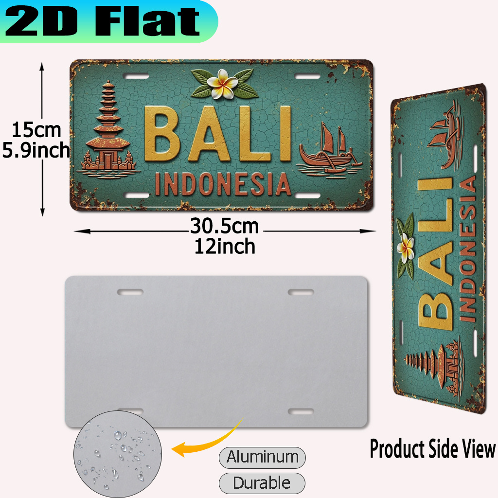 2D Flat - 1pc Bali-Themed Vint - Home Decor Bali ulasan dan harga