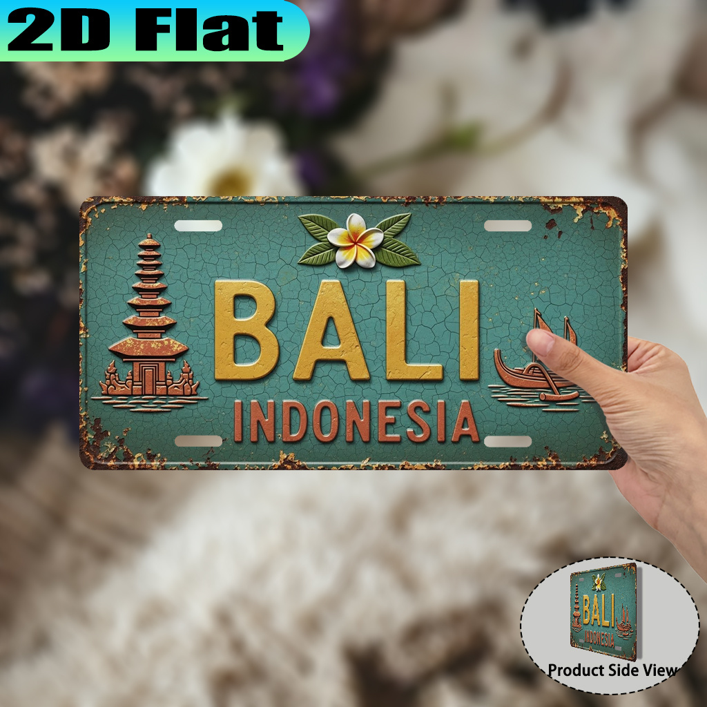 2D Flat - 1pc Bali-Themed Vint - Home Decor Bali ulasan dan harga