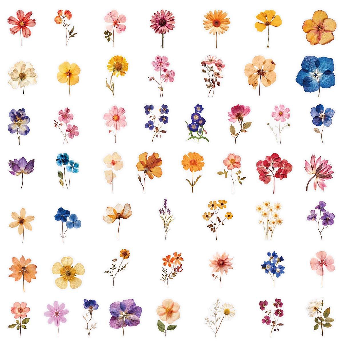 50/100PCS Cartoon Flower Stick - Home Decor Online ulasan dan harga