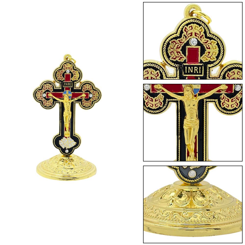 New2026 Catholic Standing Cruc - Home Decor Jesus ulasan dan harga