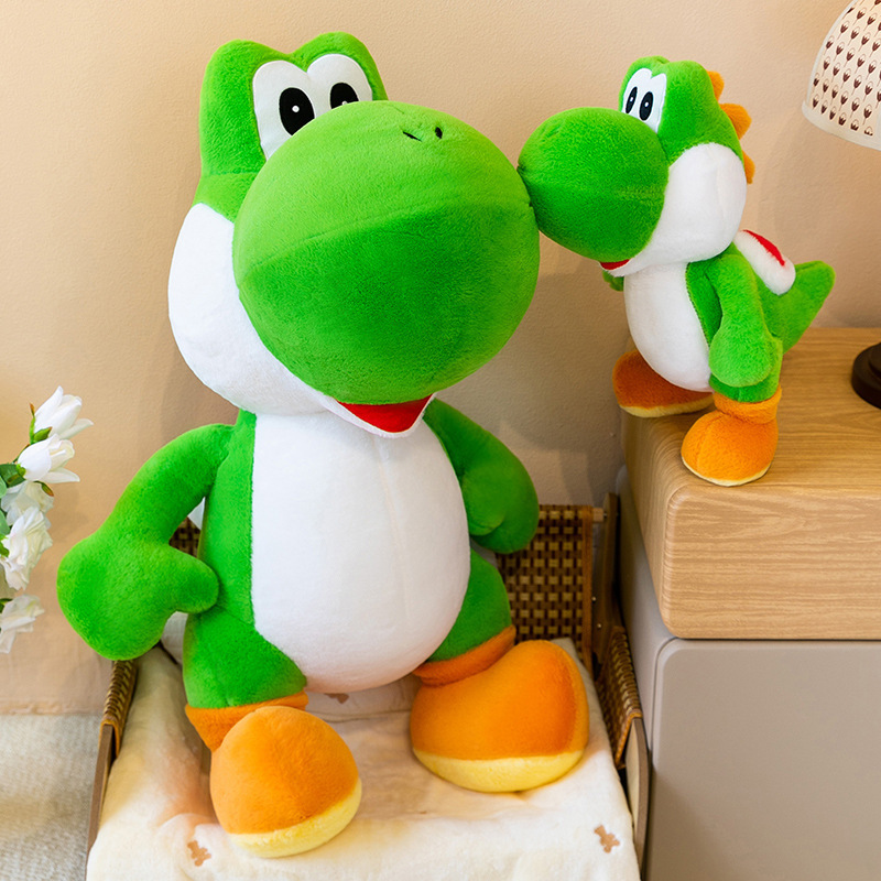 Cute Yoshi Green Dinosaur Plus - Decorative Throw Pillow ulasan dan harga