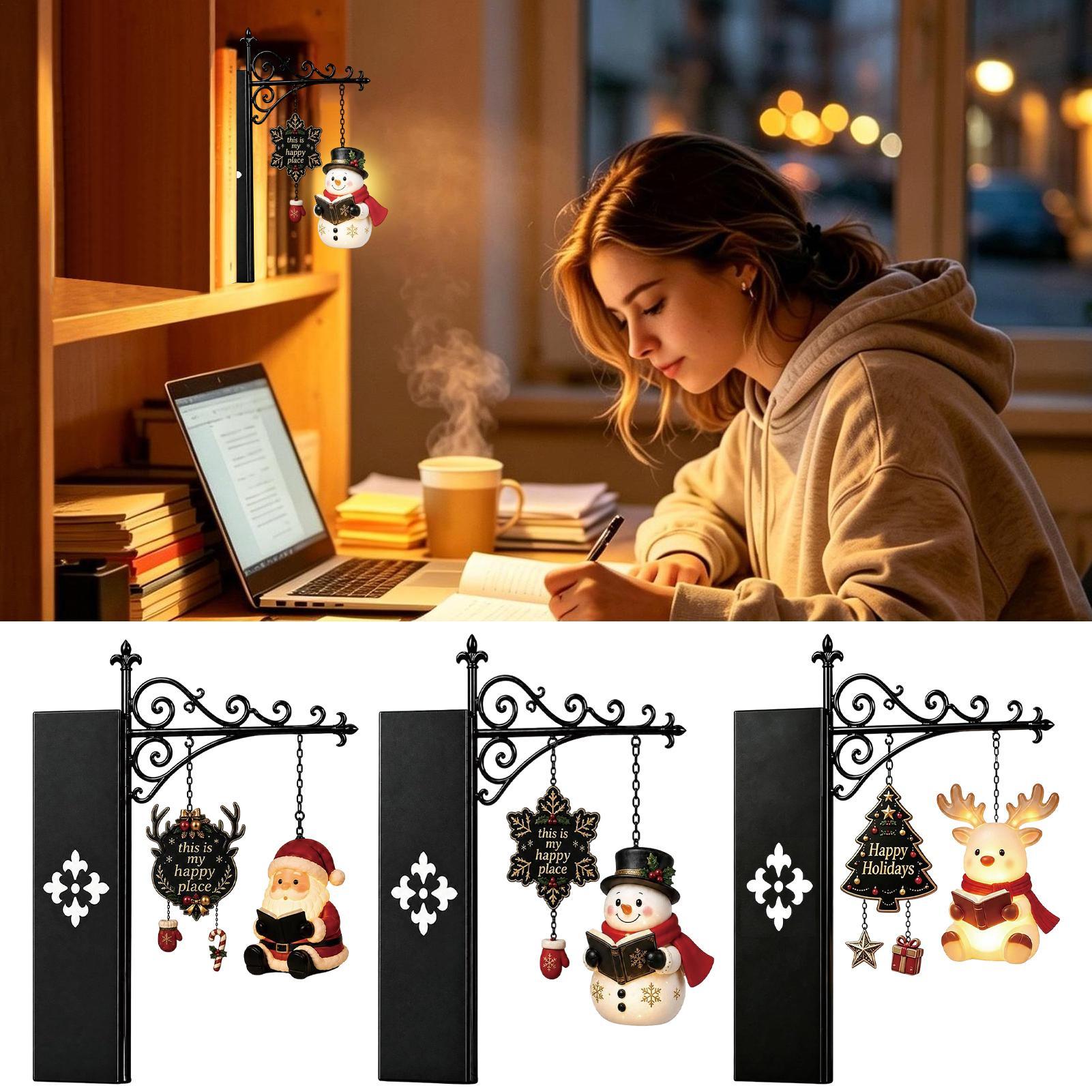 Bookshelf Lamp with Bookend De - Aesthetic Bookend ulasan dan harga