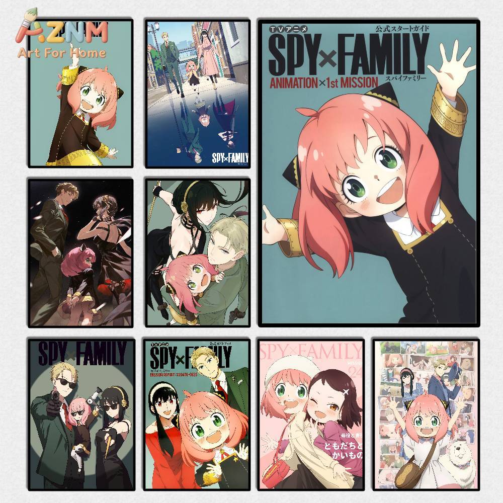 AZNM Spy x Family Anime Canvas - X Home Decor ulasan dan harga
