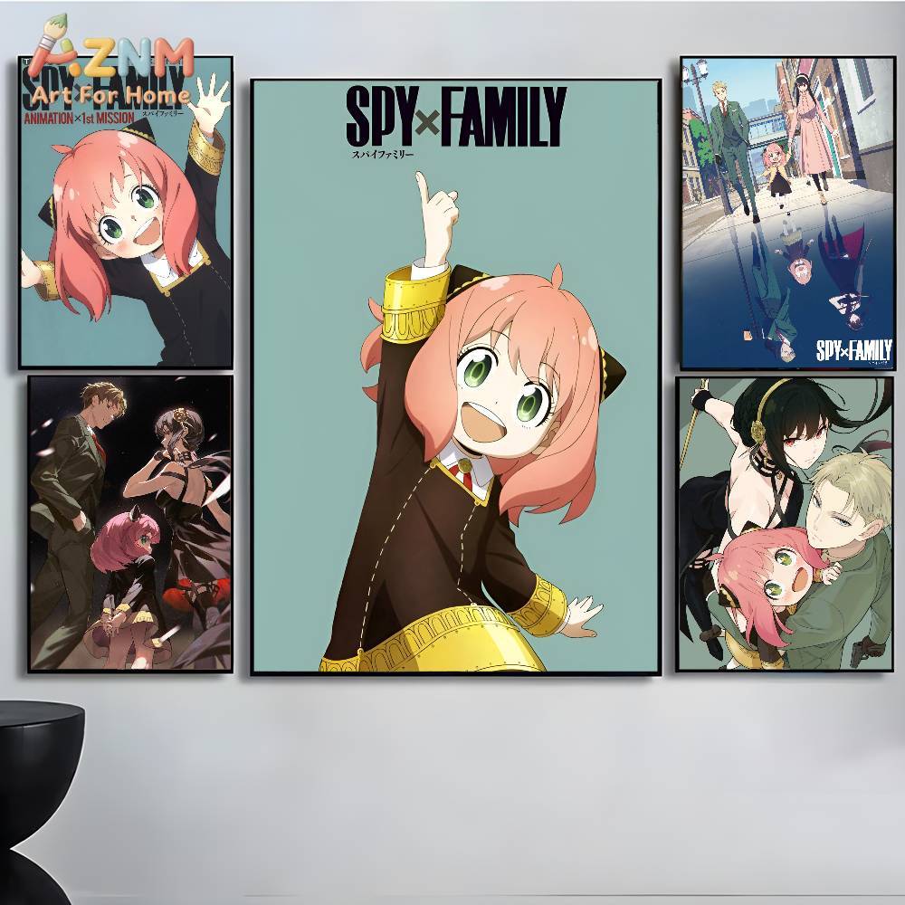 AZNM Spy x Family Anime Canvas - X Home Decor ulasan dan harga