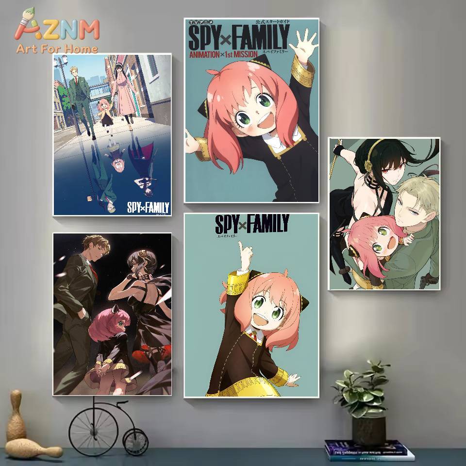 AZNM Spy x Family Anime Canvas - X Home Decor ulasan dan harga