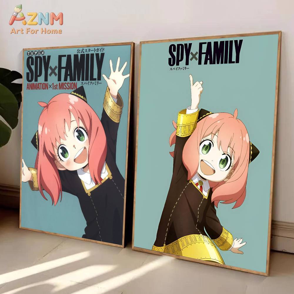 AZNM Spy x Family Anime Canvas - X Home Decor ulasan dan harga