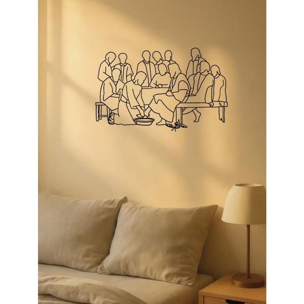 1pc Jesus Apostles Metal Wall  - Home Decor Jesus ulasan dan harga