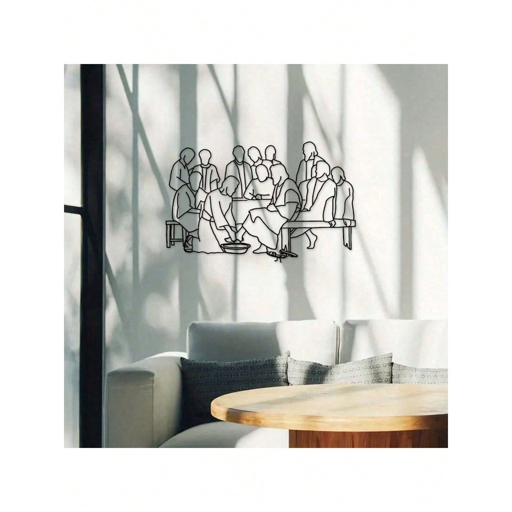 1pc Jesus Apostles Metal Wall  - Home Decor Jesus ulasan dan harga