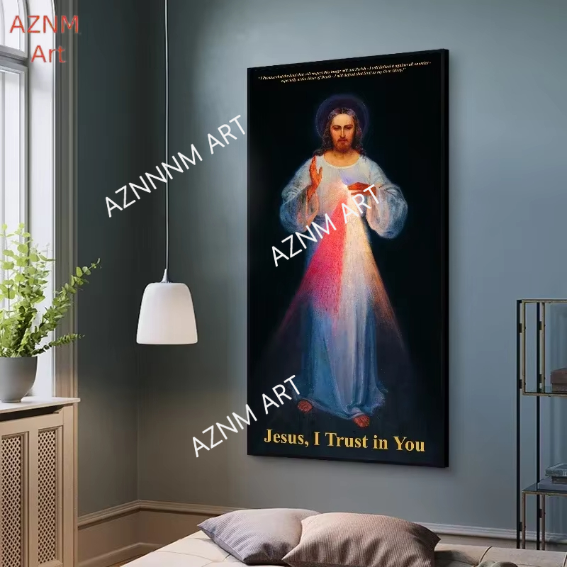 1PC ，Jesus, Divine, Mercy Pray - Home Decor Jesus ulasan dan harga