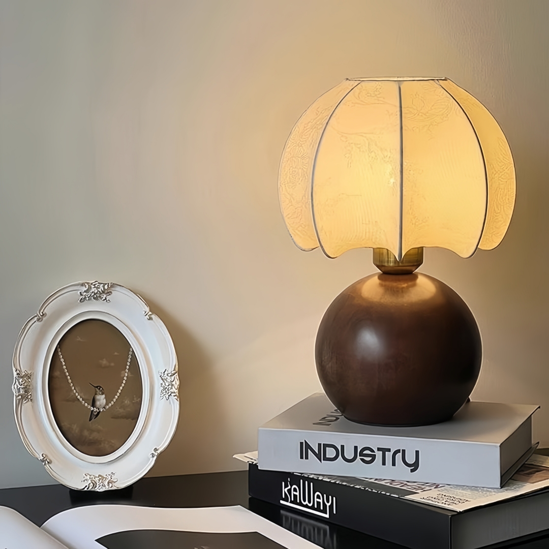 Vintage floral table lamp, med - Home Decor Fabric ulasan dan harga