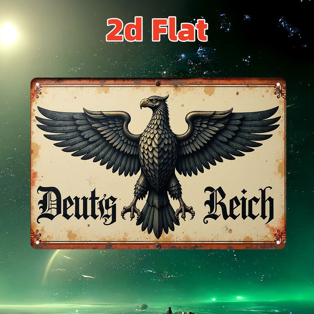 Vintage German Eagle Metal Tin - Germany Home Decor ulasan dan harga