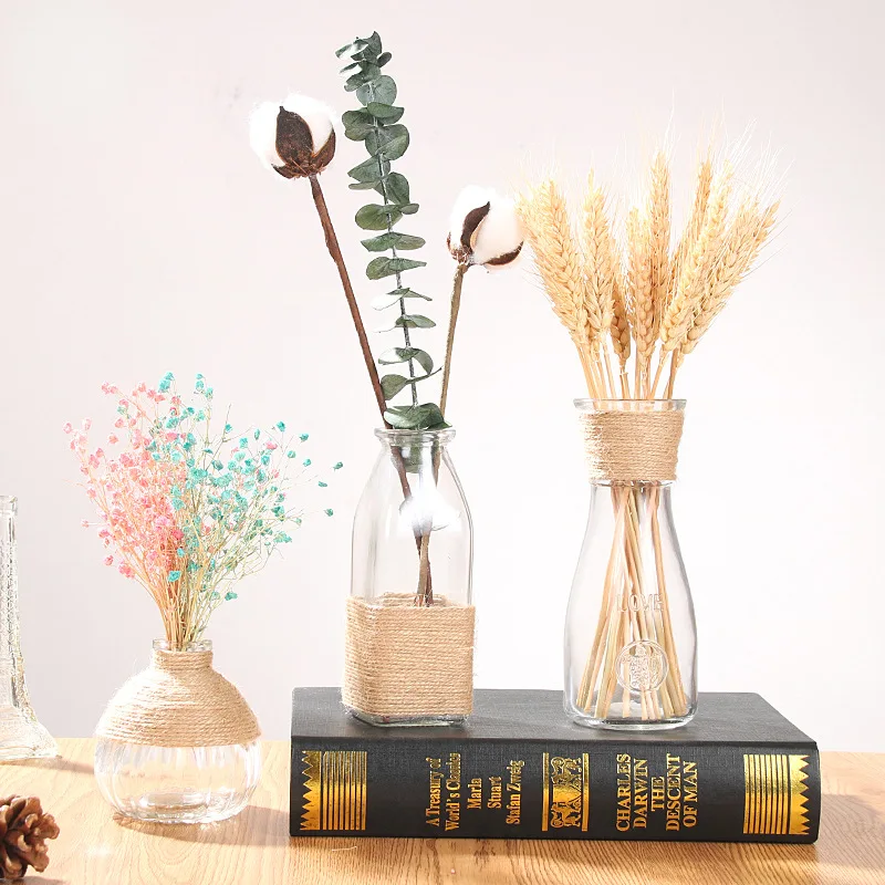 Crystal Glass Vase Living Room - Glass Vase Nordic ulasan dan harga