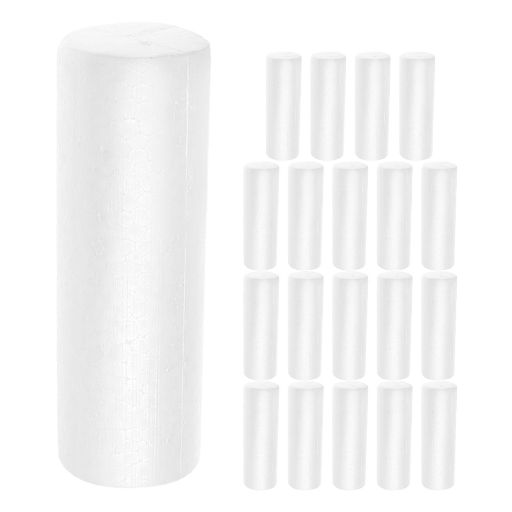20Pcs Foam Cylinders White 12. - X Home Decor ulasan dan harga