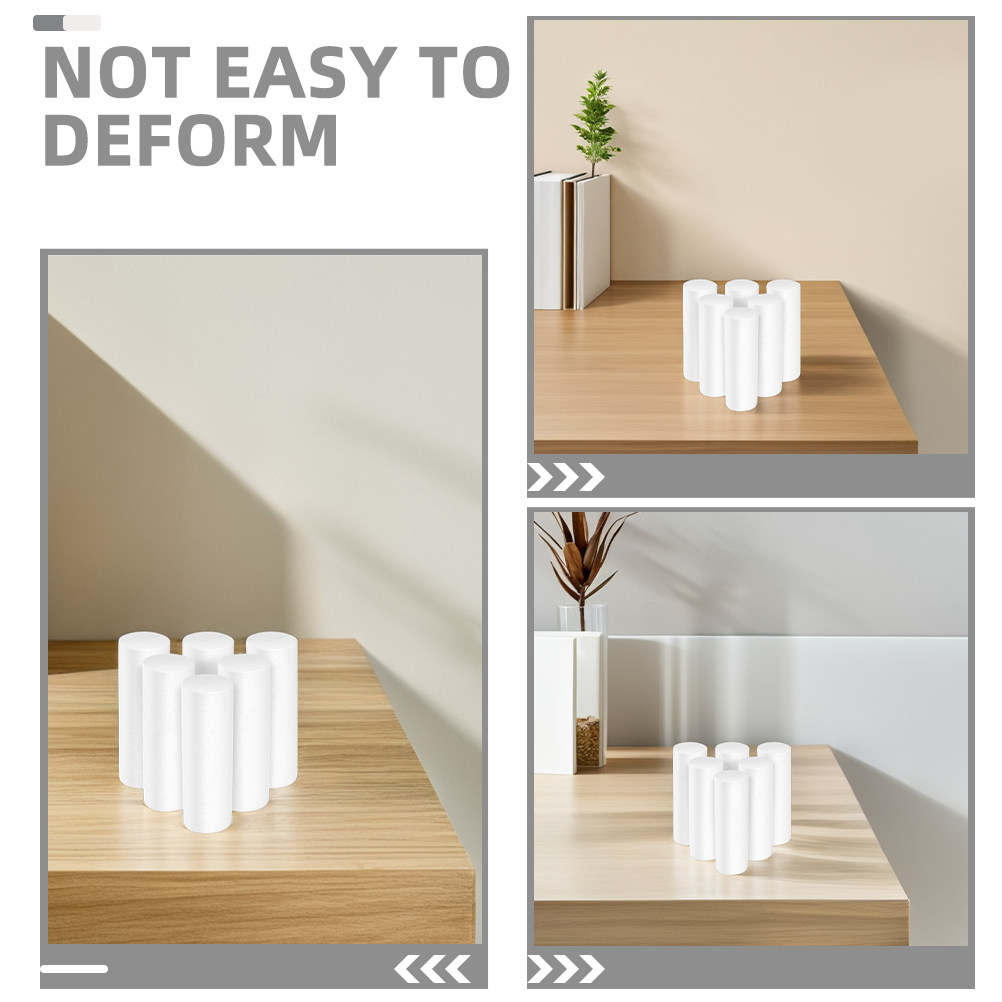 20Pcs Foam Cylinders White 12. - X Home Decor ulasan dan harga