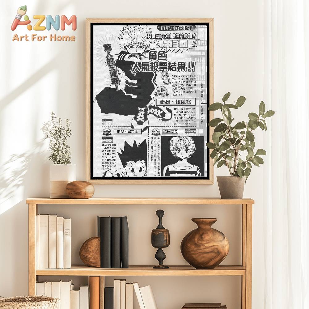 1pcs H-Hunter x hunter Paper P - X Home Decor ulasan dan harga