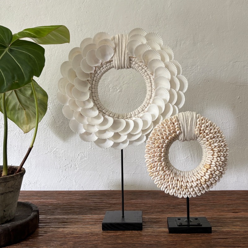 Natural Seashell Handcrafted H - Home Decor Modern Organic ulasan dan harga