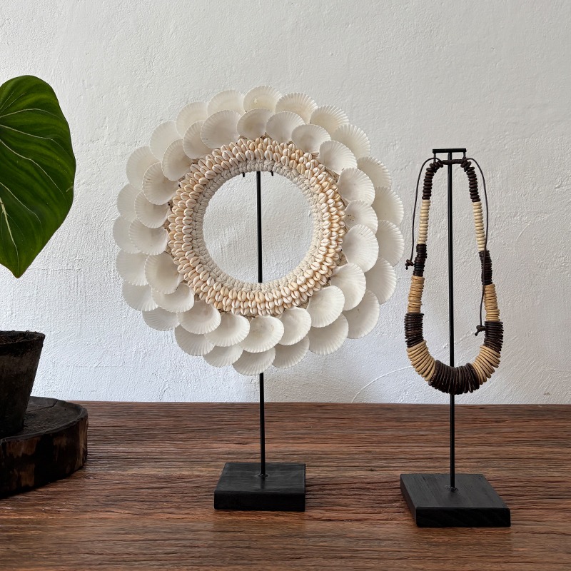 Natural Seashell Handcrafted H - Home Decor Modern Organic ulasan dan harga