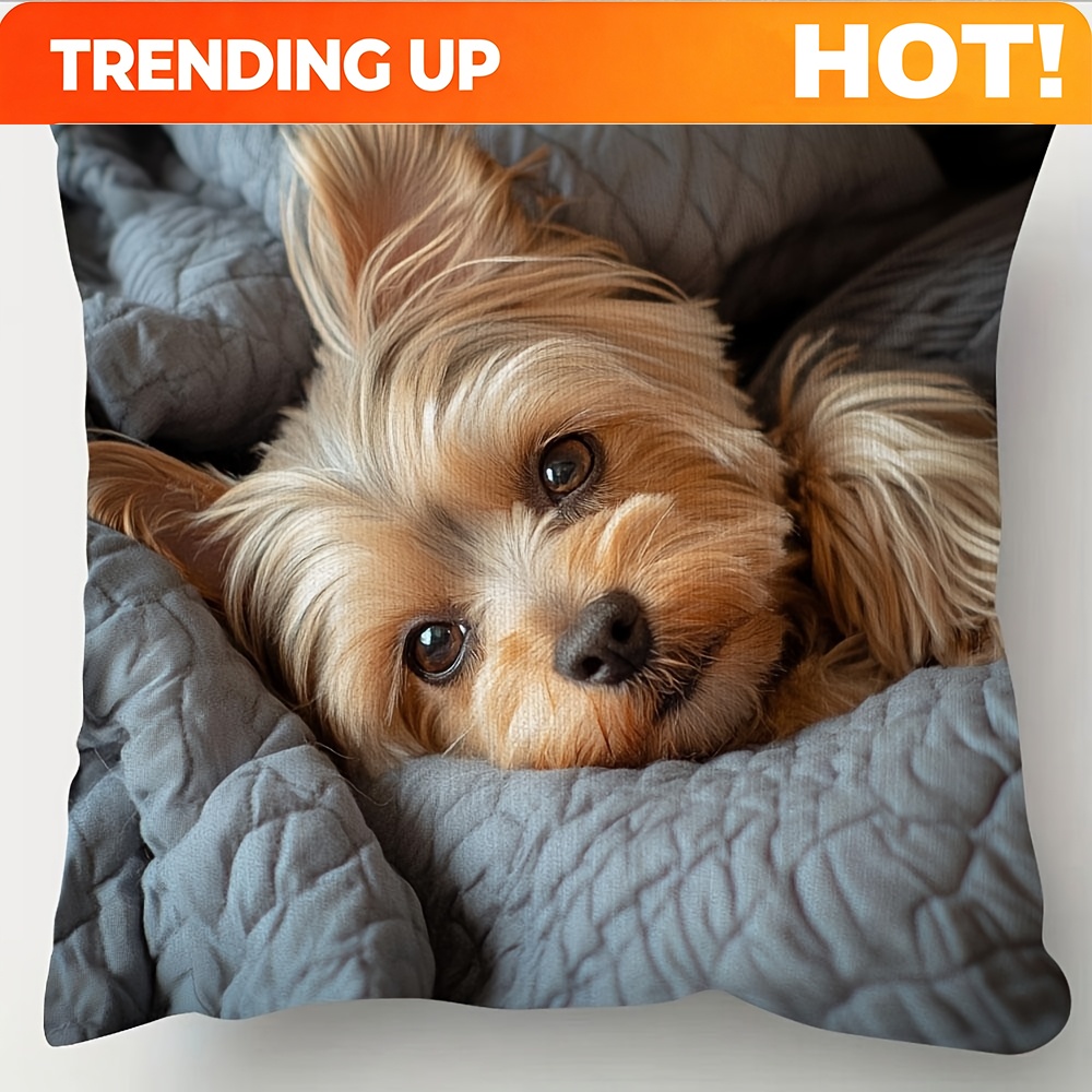 Customize 1pc Yorkshire Terrie - Decorative Throw Pillow ulasan dan harga