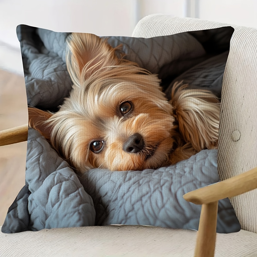 Customize 1pc Yorkshire Terrie - Decorative Throw Pillow ulasan dan harga