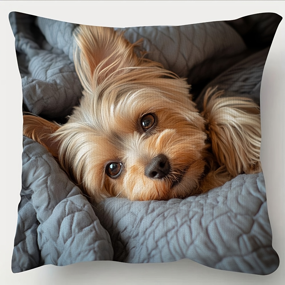 Customize 1pc Yorkshire Terrie - Decorative Throw Pillow ulasan dan harga