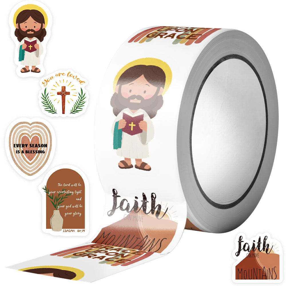 500pcs Jesus Bible Sticker For - Home Decor Jesus ulasan dan harga