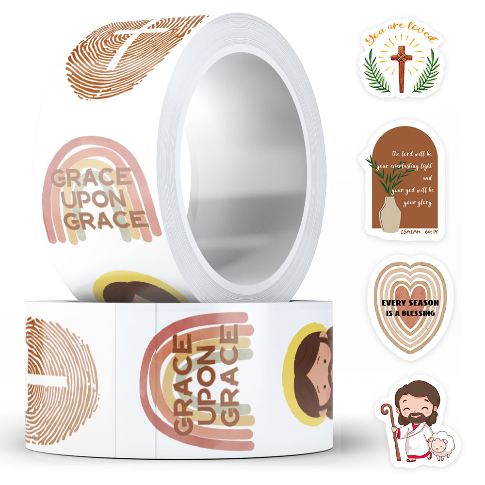 500pcs Jesus Bible Sticker For - Home Decor Jesus ulasan dan harga