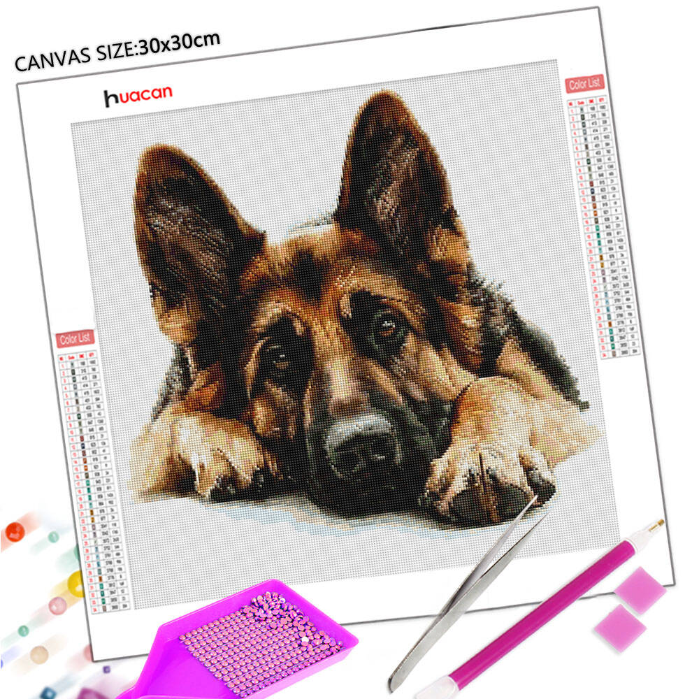 Huacan Diamond Painting German - Germany Home Decor ulasan dan harga